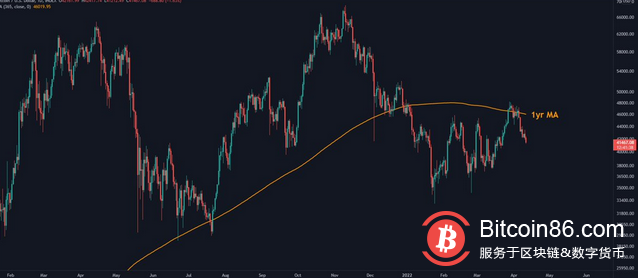  比特币价格跌至 3.92 万美元，使 BTC 重返“熊市”区域 